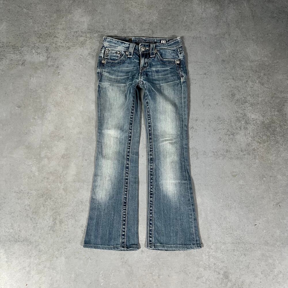 Miss Me Bootcut Low Rise Women's Size 12 Flared Denim Jeans